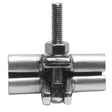 PlumbMaster Approved 53437 1/2" IPS/SCH 40 x 3/4" CTS 3" Stainless Steel Pipe Repair Clamp Trade Size 1-Bolt