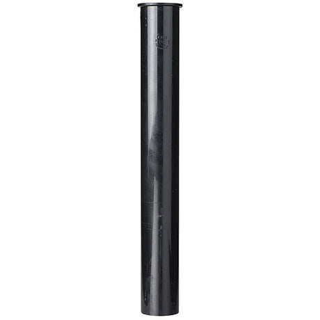 Dearborn A9803 1-1/2 x 12" Polypropylene Plastic Flanged Sink Tailpiece (Bulk) Black
