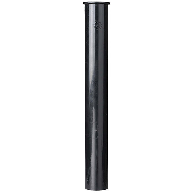 Dearborn A9803 1-1/2 x 12" Polypropylene Plastic Flanged Sink Tailpiece (Bulk) Black