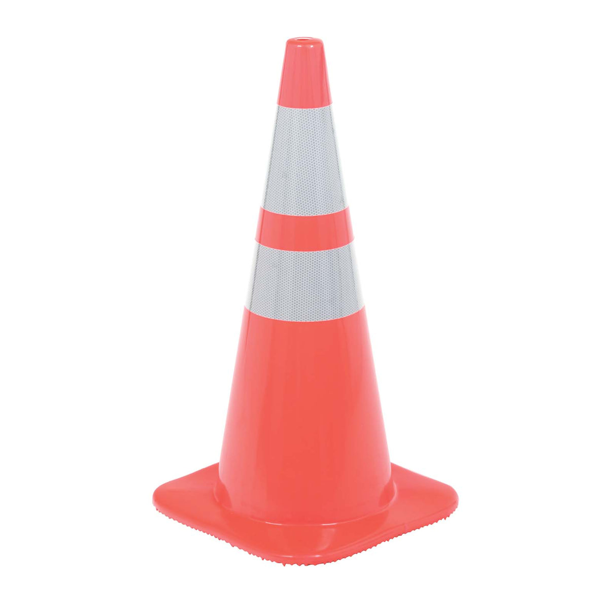 PlumbMaster Approved 59395 Rubber Heavy-Duty Large Traffic Cone, 28" Height, 14-1/2 x 14-1/2" Base