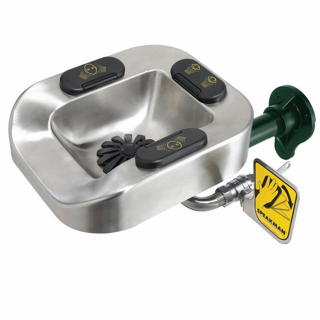 Optimus SE-1050 Eye And Face Wash Stainless Steel Bowl Wall Mount System