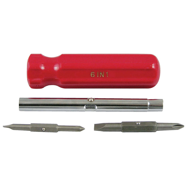 PlumbMaster Approved 65899 6-In-1 Screwdriver, 9-1/4"