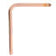 1/2" Male Sweat Copper Tub Spout Stub Out Elbow (8" x 7")