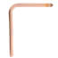 1/2" Male Sweat Copper Tub Spout Stub Out Elbow (8" x 7")