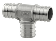 Boshart Industries SSPEX-T070705 3/4" x 3/4" x 1/2" Stainless Steel PEX Tee