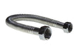 Falcon Stainless SWCN134-18 1" FIP x 3/4" FIP x 18" L Corrugated Stainless Steel Full Port Water Softener Connector