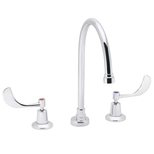 Commander 8 In. Gooseneck Widespread Lavatory Faucet