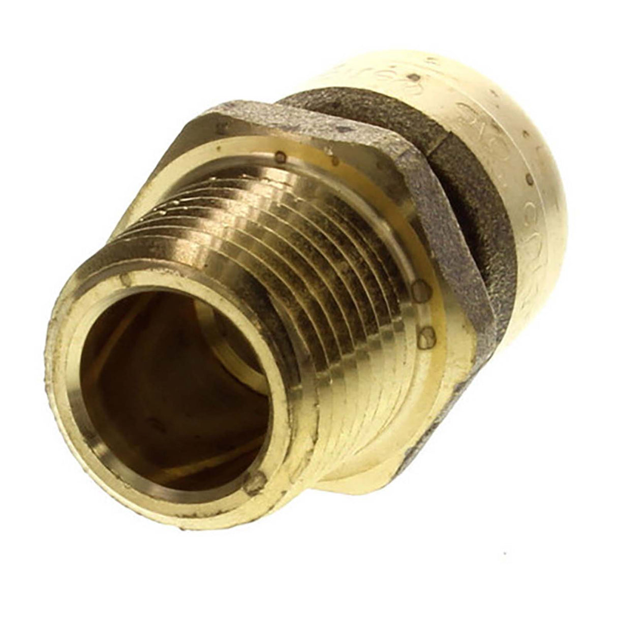 U142LF 1" Push-Fit x 3/4" MIP SharkBite Brass Reducing Coupling