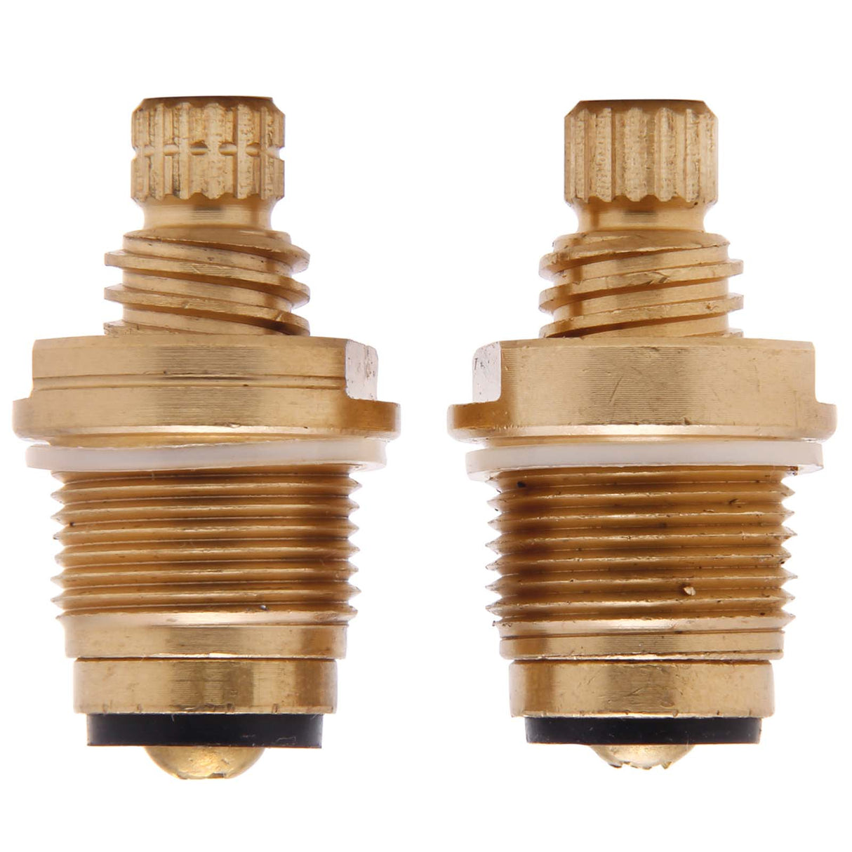 PlumbMaster Approved 10587NL Rb-5x Wb No-Lead Right Hand Hot & Left Hand Cold Stem with Bonnet (Pair) For Royal Brass Faucets