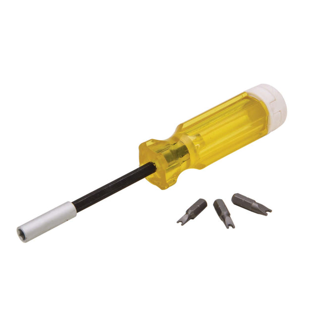 PlumbMaster Approved 63822 Magnetic Shaft Screwdriver with 3 Bits