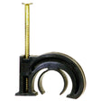 Sioux Chief TwinTalon 555-23 Black Polyethylene Tube Hanger with Nail, 1/2 - 3/4" CTS, 21 lb