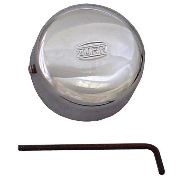 Zurn P6000-VC Silver Metal Vandal Resistant Control Stop Cover For 1 or 3/4" Exposed Flush Valves