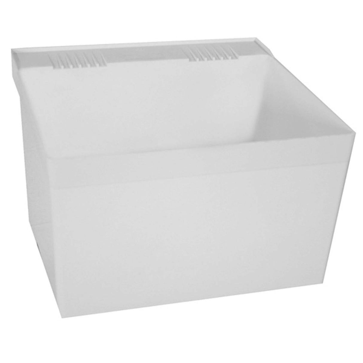 Fiat Serv-A-Sink L-1 Wall Hung Laundry Tub with Hanger, 23" L x 21-1/2" W x 13" H