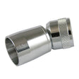 PlumbMaster Approved 51002 Solid Brass Bullet-Style Watersaving Institutional Shower Head, 1.8 gpm at 40 psi/2.5 gpm at 80 psi, 1/2", Chrome Plated