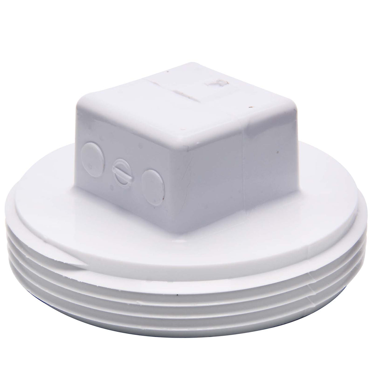 PlumbMaster Approved 59636 3-1/2" PVC Raised Square Head Cleanout Plug