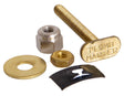 PlumbMaster Approved 43822 Solid Brass Quality Closet Bolt, 1/4" Diameter x 2-1/4" Length