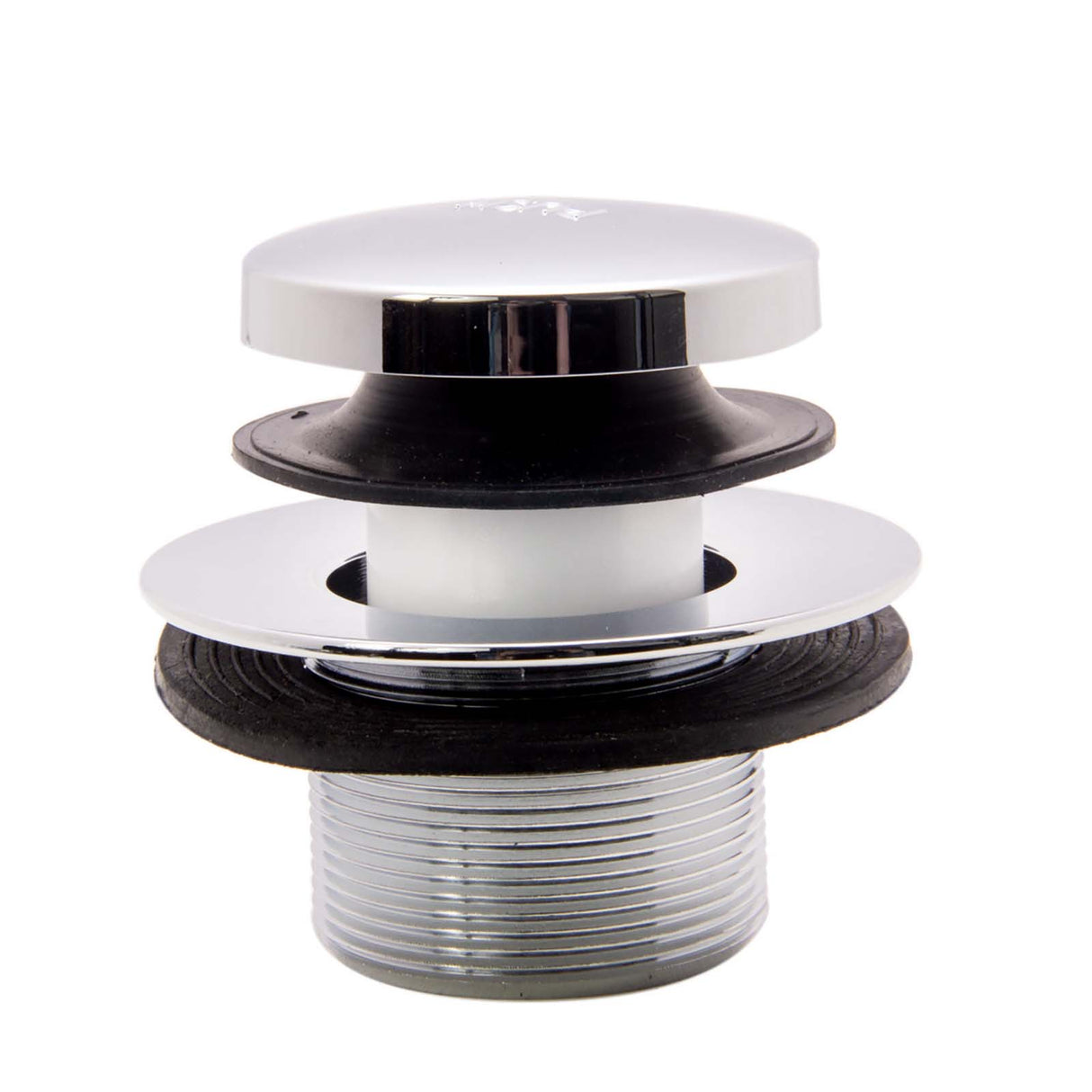 PlumbMaster Approved 39040 Chrome Plated Touch Toe Style Bath Drain Assembly Kit
