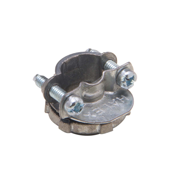 Arlington Fittings 841 Galvanized Zinc Clamp Connector, 3/8"