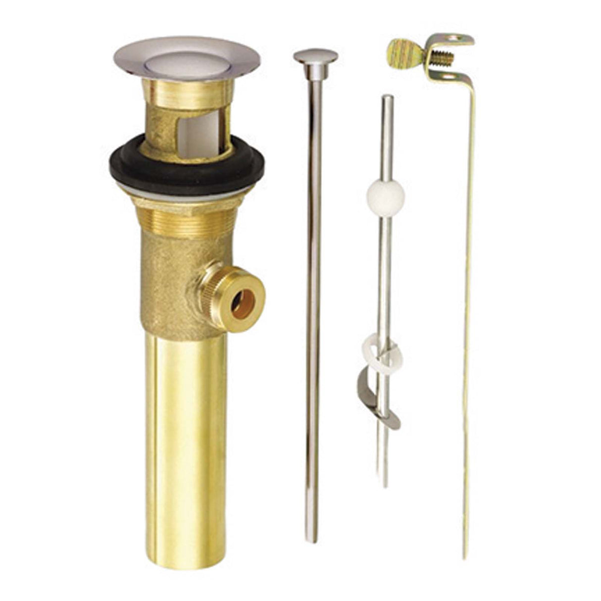 PlumbMaster Approved 50516 1-1/4" dia Polished Brass Plated ABS Plastic Lavatory Pop-Up Assembly For 90% of All Lavatory Faucets