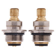 PlumbMaster Approved 10626NL No-Lead Right Hand Hot and Left Hand Cold Stem with Bonnets (Pair) for Sayco Lavatory Faucet
