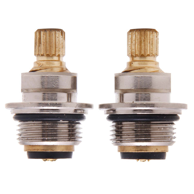 PlumbMaster Approved 10626NL No-Lead Right Hand Hot and Left Hand Cold Stem with Bonnets (Pair) for Sayco Lavatory Faucet