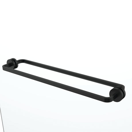 SH-2702-MB Vector 24in. Back-to-Back Towel Bar for Glass Shower Door MB