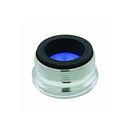 Neoperl 5020305 Chrome Plated Brass Dual Threaded Faucet Adapter, 3/4" Hose x 55/64" Male x 15/16" Dual Thread