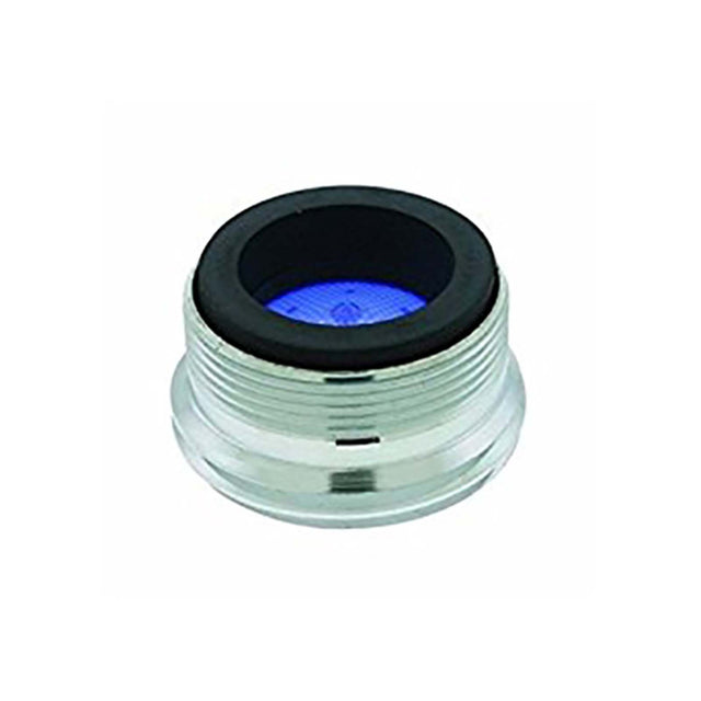 Neoperl 5020305 Chrome Plated Brass Dual Threaded Faucet Adapter, 3/4" Hose x 55/64" Male x 15/16" Dual Thread