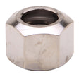 PlumbMaster Approved 50335 1/2" OD Comp Brass Nut, Chrome Plated
