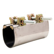 PlumbMaster Approved R60-075 301 3/4" IPS x 1" CTS 6" W Stainless Steel Two Bolt Pipe Repair Clamp
