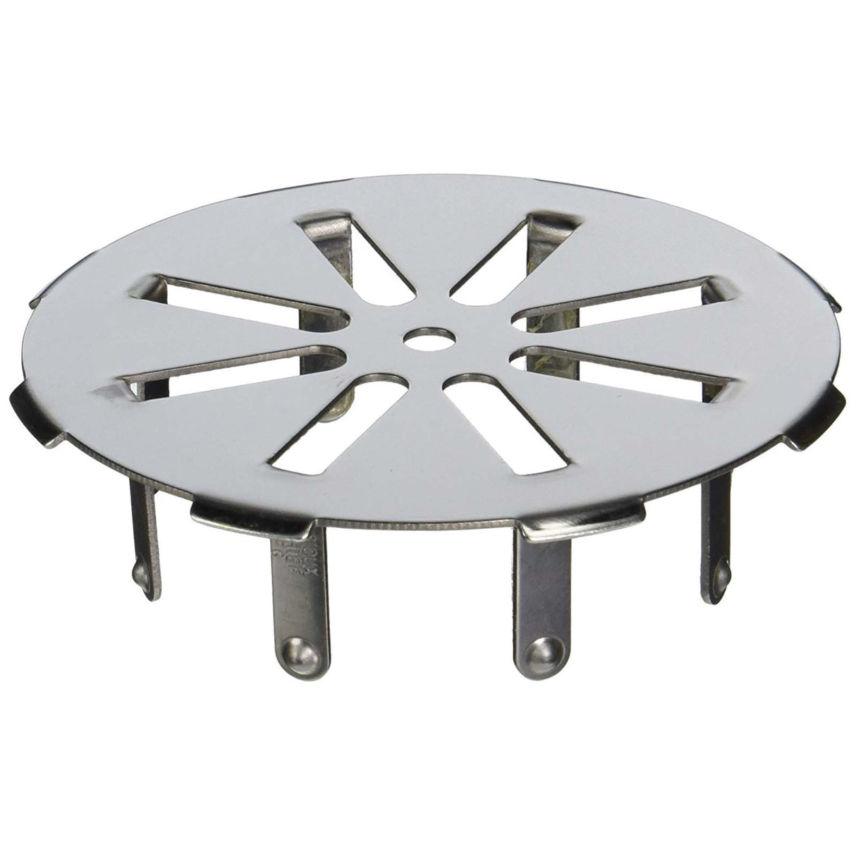 EZ-FLO 43471 4" Dia 3" Pipe Gray/Satin Stainless Steel Gripper Floor Drain Cover