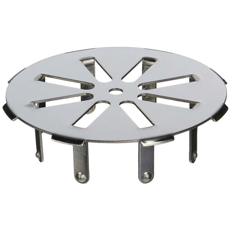 EZ-FLO 43471 4" Dia 3" Pipe Gray/Satin Stainless Steel Gripper Floor Drain Cover
