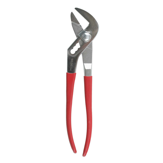 PlumbMaster Approved 60555 Zinc Plated Steel Angle Nose Slip Joint Pliers with Smooth Jaws, 10" L