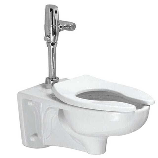 Afwall FloWise White Vitreous China Retrofit Flushometer Toilet, 1.28 - 1.6 GPF