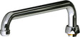 Chicago Faucets L12E1JKABCP L-Type 360 deg Swing Spout, 12" Reach, 2-3/8" Height