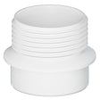 Tigre 103-3209 1-1/2 x 1-1/2" Spigot x MIPT PVC DWV Adapter White
