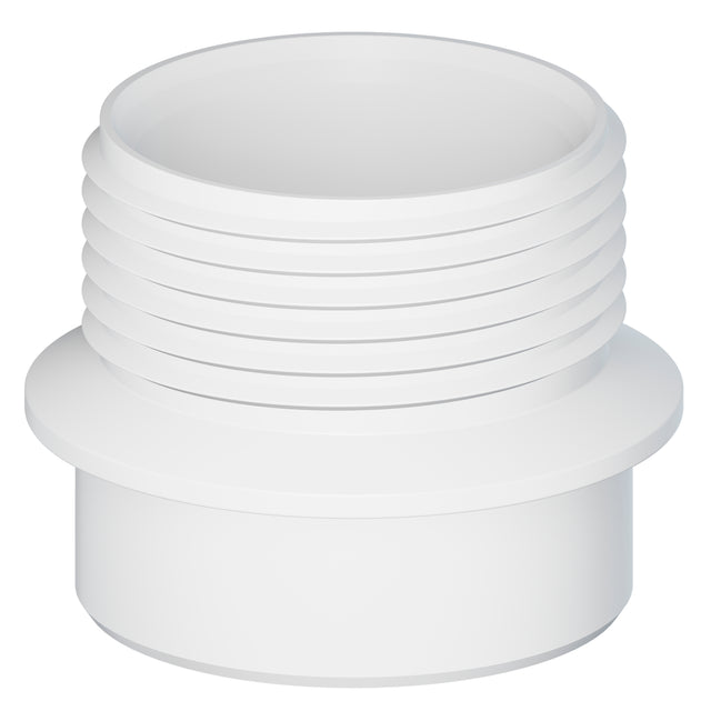 Tigre 103-3209 1-1/2 x 1-1/2" Spigot x MIPT PVC DWV Adapter White