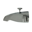 PlumbMaster Approved 34230 289 Cast Brass Bath Spout with Diverter (Boxed), 1/2" MIP, Chrome Plated