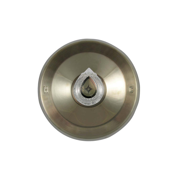 PlumbMaster Approved 28969 Brushed Nickel Metal Transfer Valve Trim Kit Less Diverter Hole (Generic), 4-9/32" ForMoen Posi-Temp or Moentrol valve