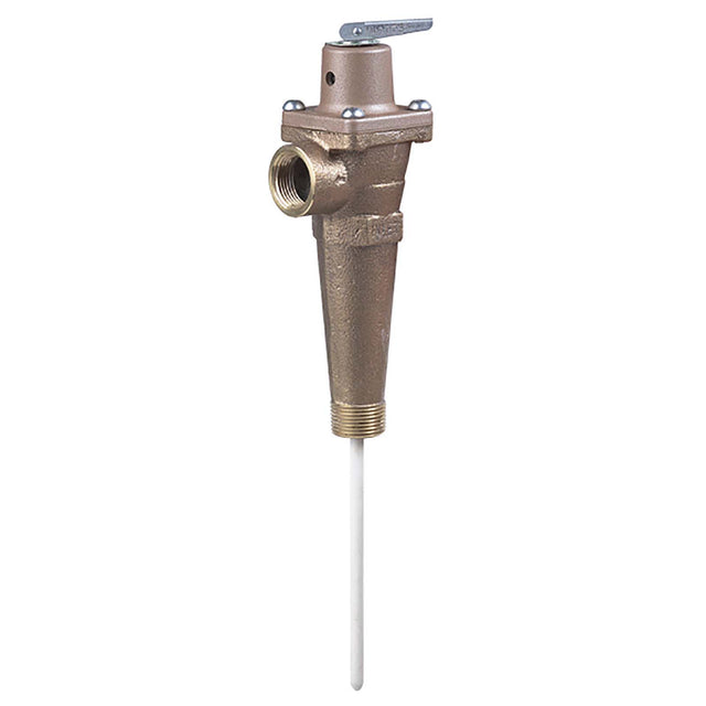 Watts 0556016 3/4" Male x 3/4" Female Automatic Reseating (Lead Free) Temperature and Pressure Relief Valve