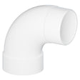 Tigre 302-3373 4 x 4" Spigot x Hub PVC SCH 40 DWV Street Elbow 90° White