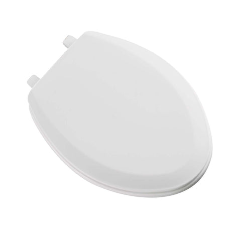 Bemis Connor 1190 Closed Front Elongated Plastic Toilet Seat with Cover, White