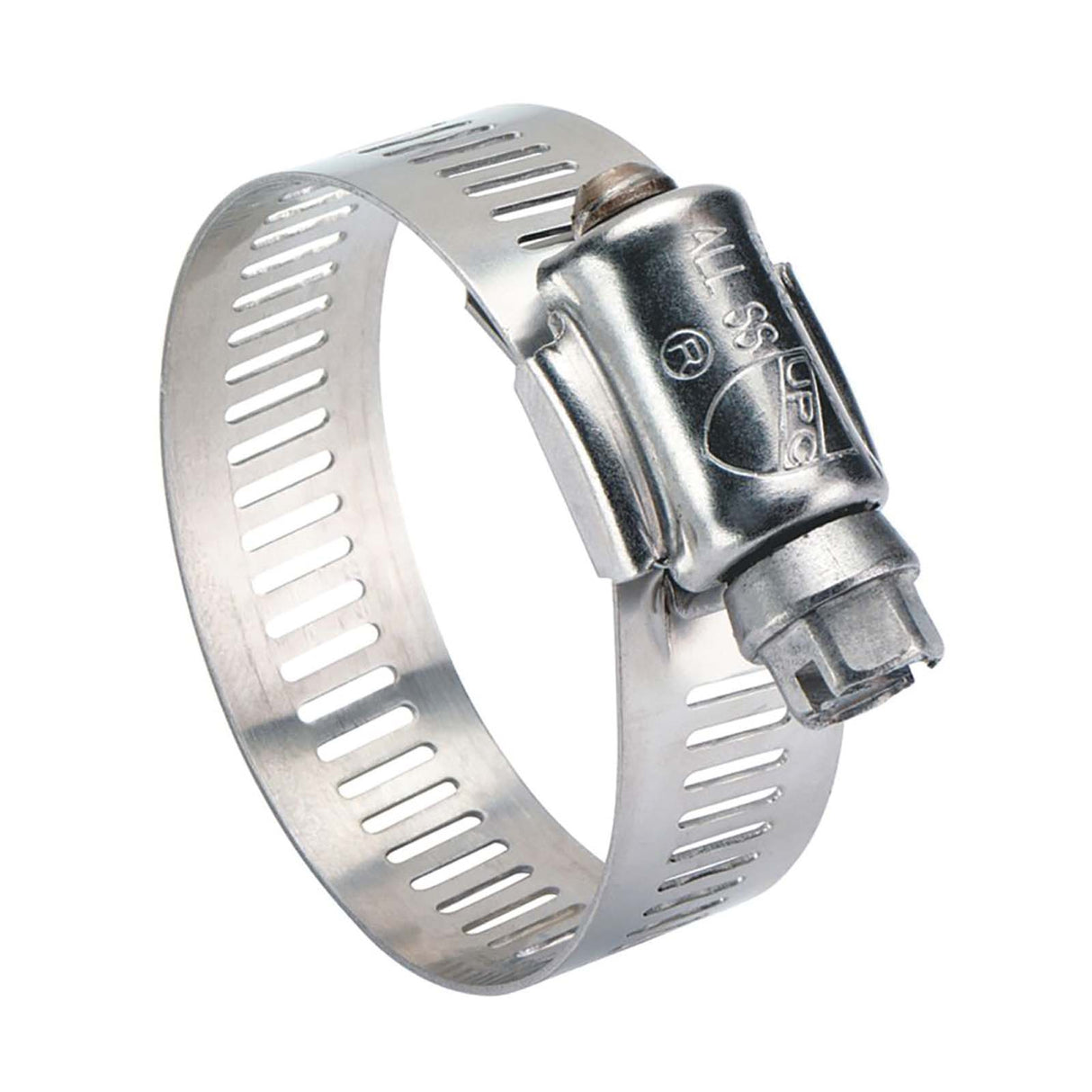 PlumbMaster Approved 6328 1-5/16" to 2-1/4" Stainless Steel Interlocked Worm Gear Hose Clamp Capacity
