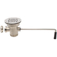 T&S Brass B-3952-M Brass Waste Drain Valve with 3-1/2" Opening Twist Handle