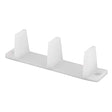 PlumbMaster Approved 69874 Plastic Sliding Closet Door Bottom Guide, White, Floor Mount