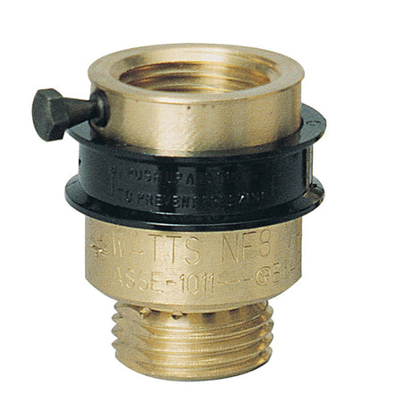 0061854 1-1/2" Dia x 2" H Watts Brass Frost Proof Hose Bibb Vacuum Breaker