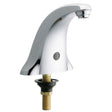 Chicago Faucets 116.606.AB.1 E-Tronic 40 Battery Powered, Deck Mounted, IR Faucet, Single Hole, Chrome