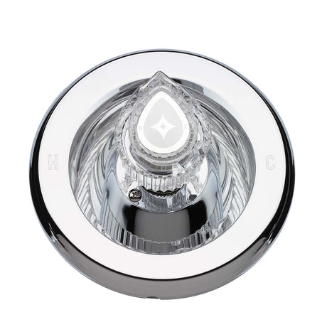 PlumbMaster Approved 28961 Chrome Metal Transfer Valve Trim Kit Less Diverter Hole (Generic), 4-9/32" For Moen Posi-Temp or Moentrol valve