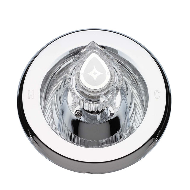 PlumbMaster Approved 28961 Chrome Metal Transfer Valve Trim Kit Less Diverter Hole (Generic), 4-9/32" For Moen Posi-Temp or Moentrol valve