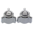 PlumbMaster Approved 20330 EL-22H Chrome Plated Cast Broach Style Hot and Cold Handle Pak (Pair, OEM) for Eljer Kitchen, Lavatory, Tub and Shower